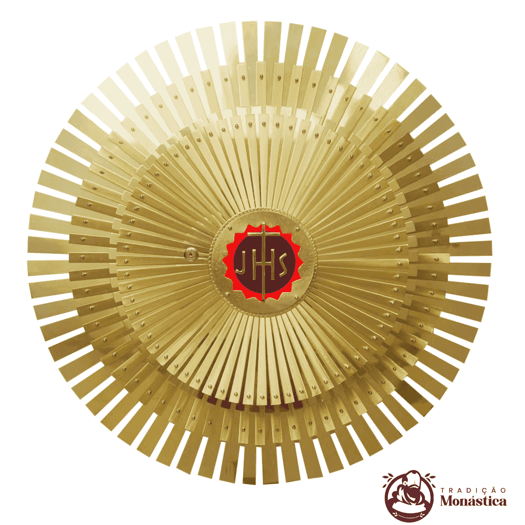 Sacrário JHS Raiado Redondo com Luz Frontal - para Embutir na Parede