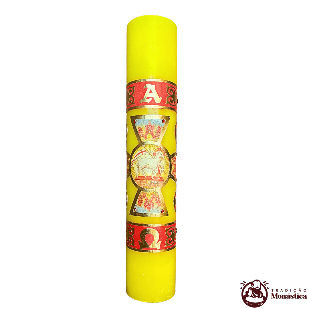 Vela Círio Pascal - Aplicação Cordeiro 02 - 2