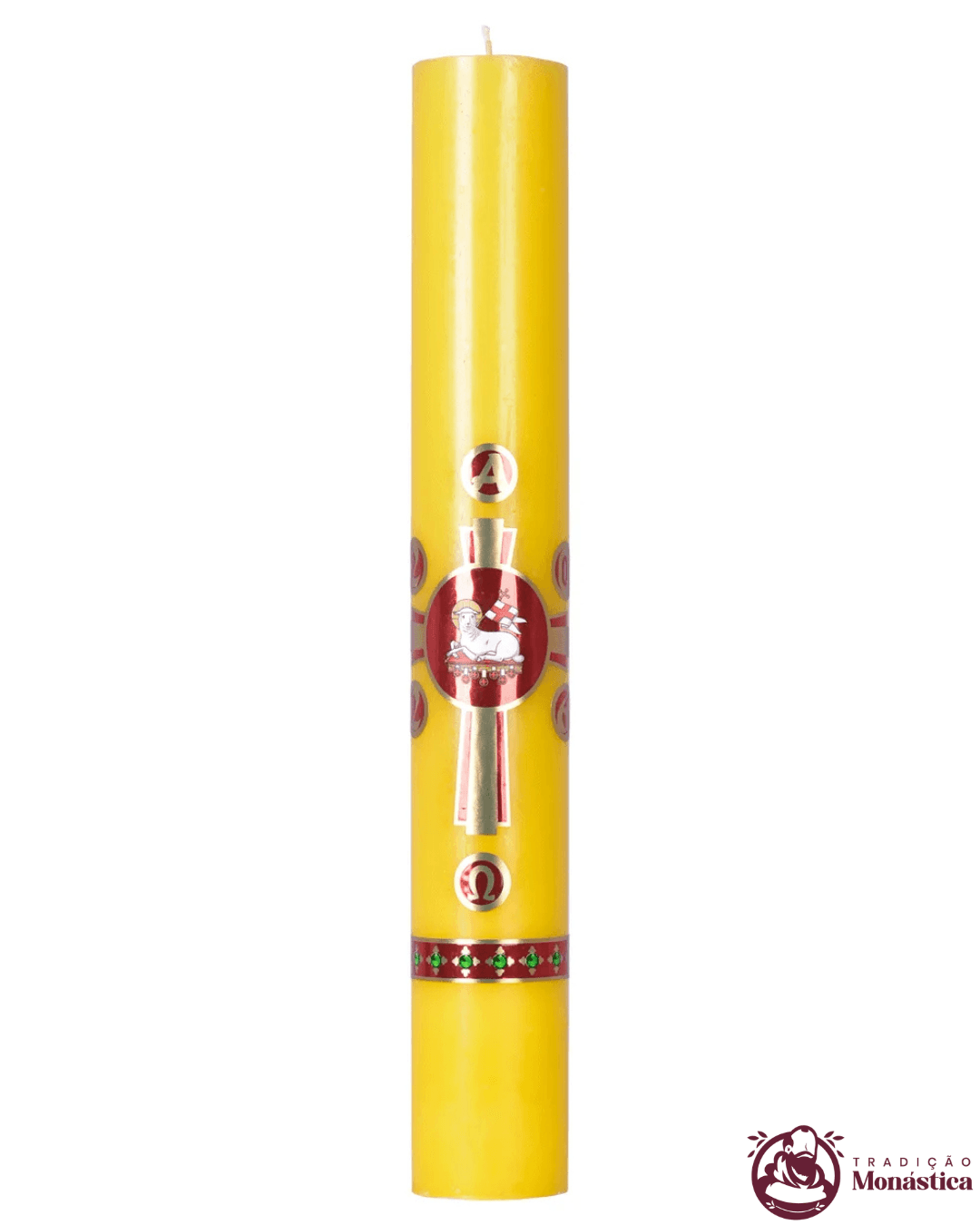 Vela Círio Pascal -  Adesivo Cordeiro - 1