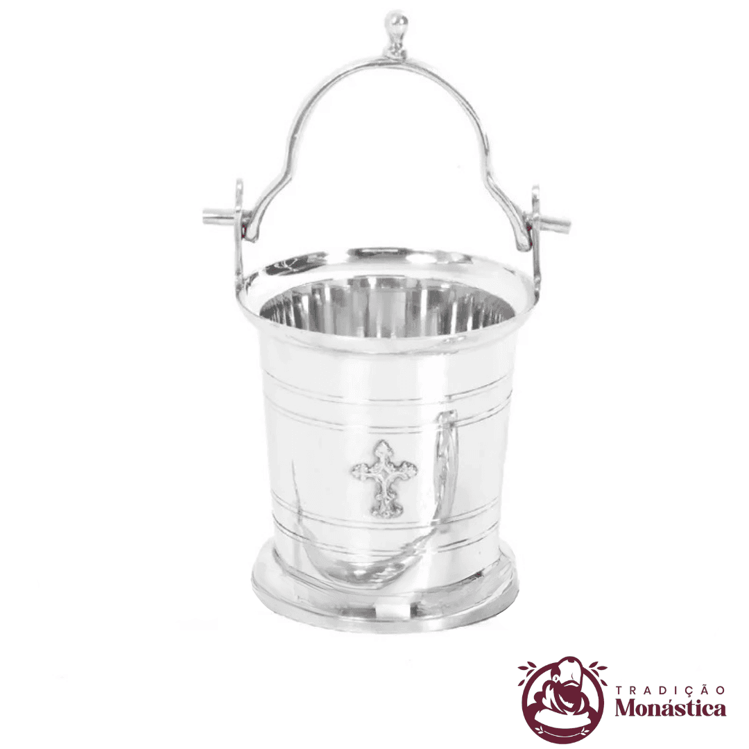 Conjunto de Aspersório Litúrgico - Pequeno - Igreja Católica  - 2
