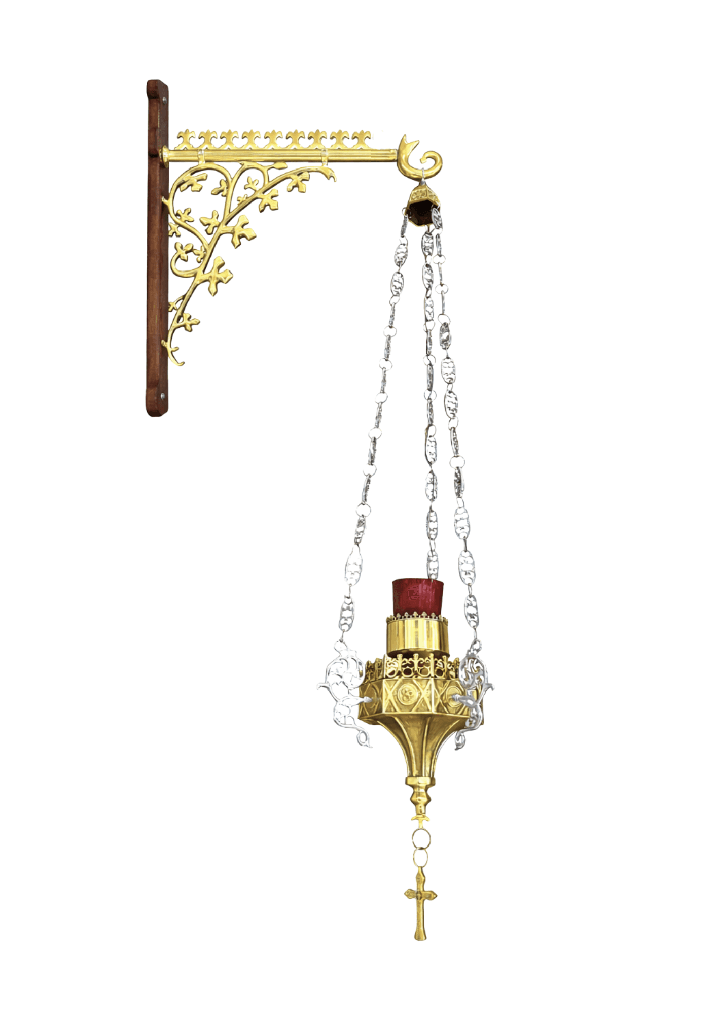 Lâmpada do Santíssimo Gótica - Em Metal - 2
