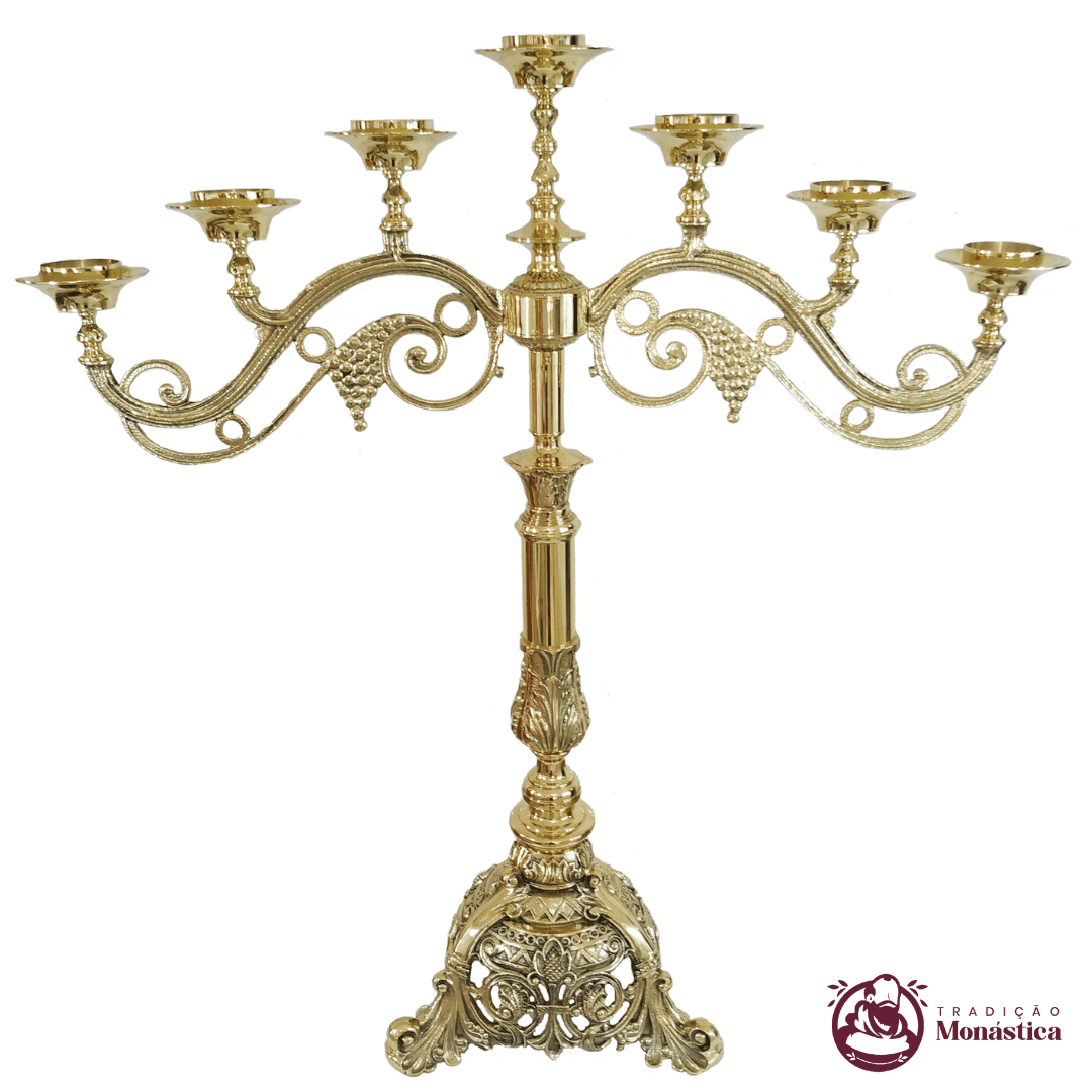 Menorah de Bronze para Igreja Católica - 1