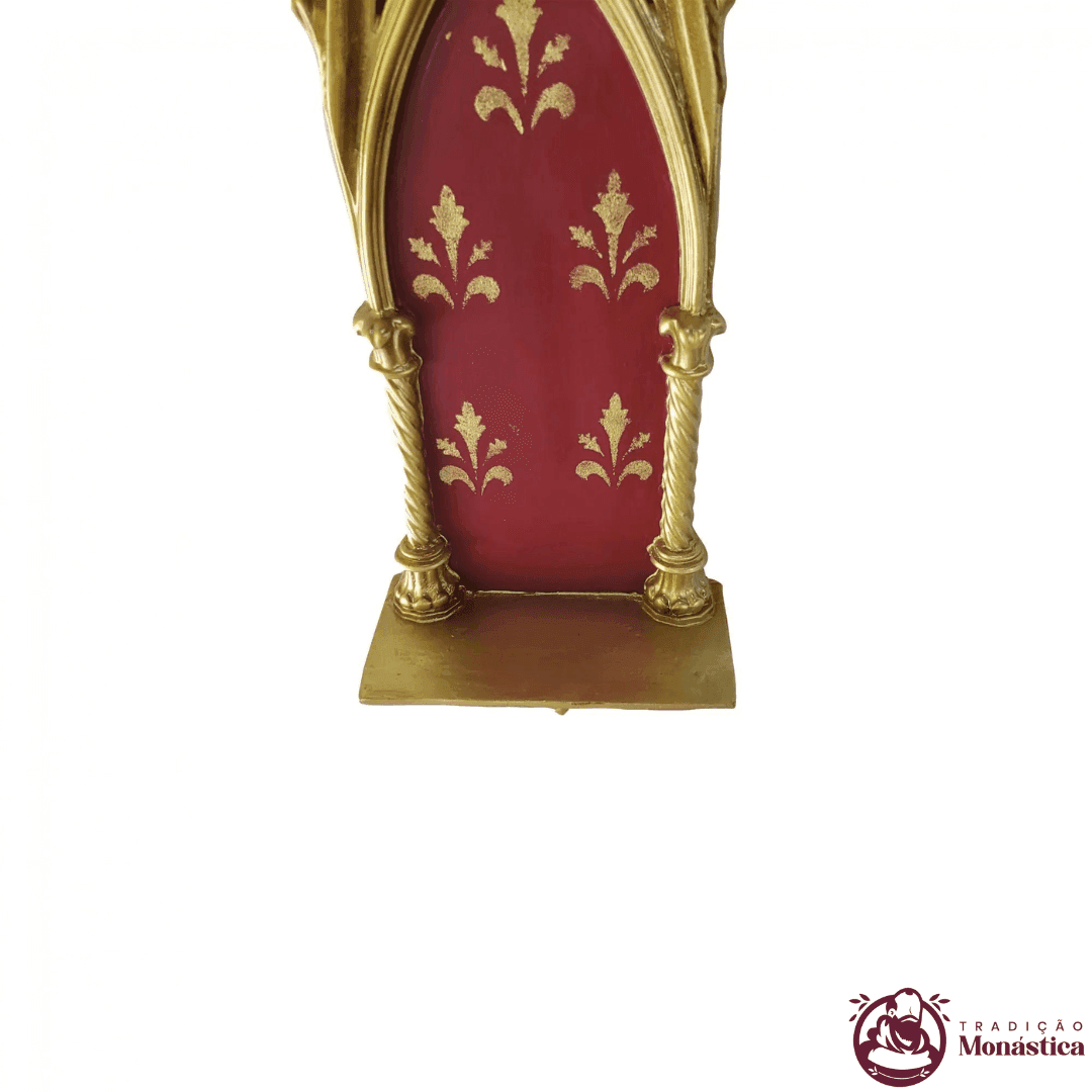 Peanha Oratório Gótico 45cm Vermelha - 2