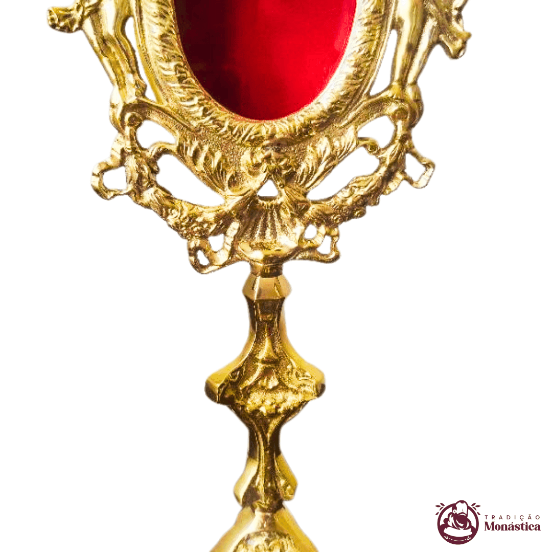 Relicário estilo Barroco com Detalhes de Anjos  - 53cm - 2