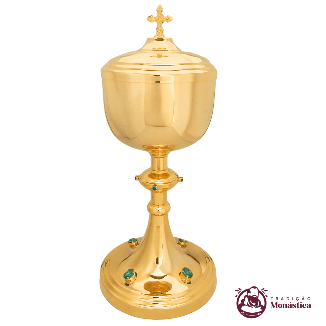 Conjunto de Cálice e Âmbula com Detalhes em Pedras - 2