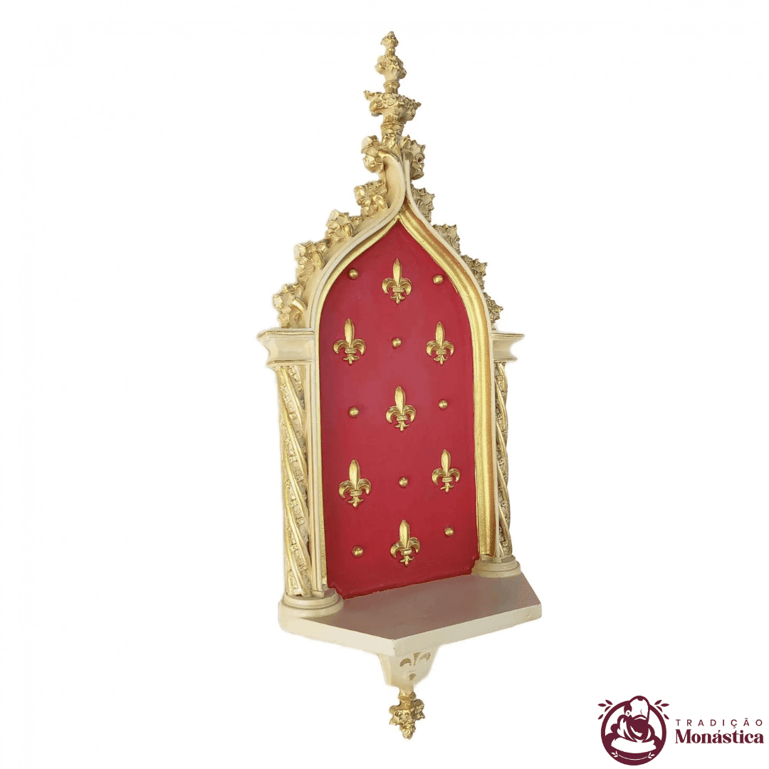 Peanha Oratório 54cm Vermelha - 3