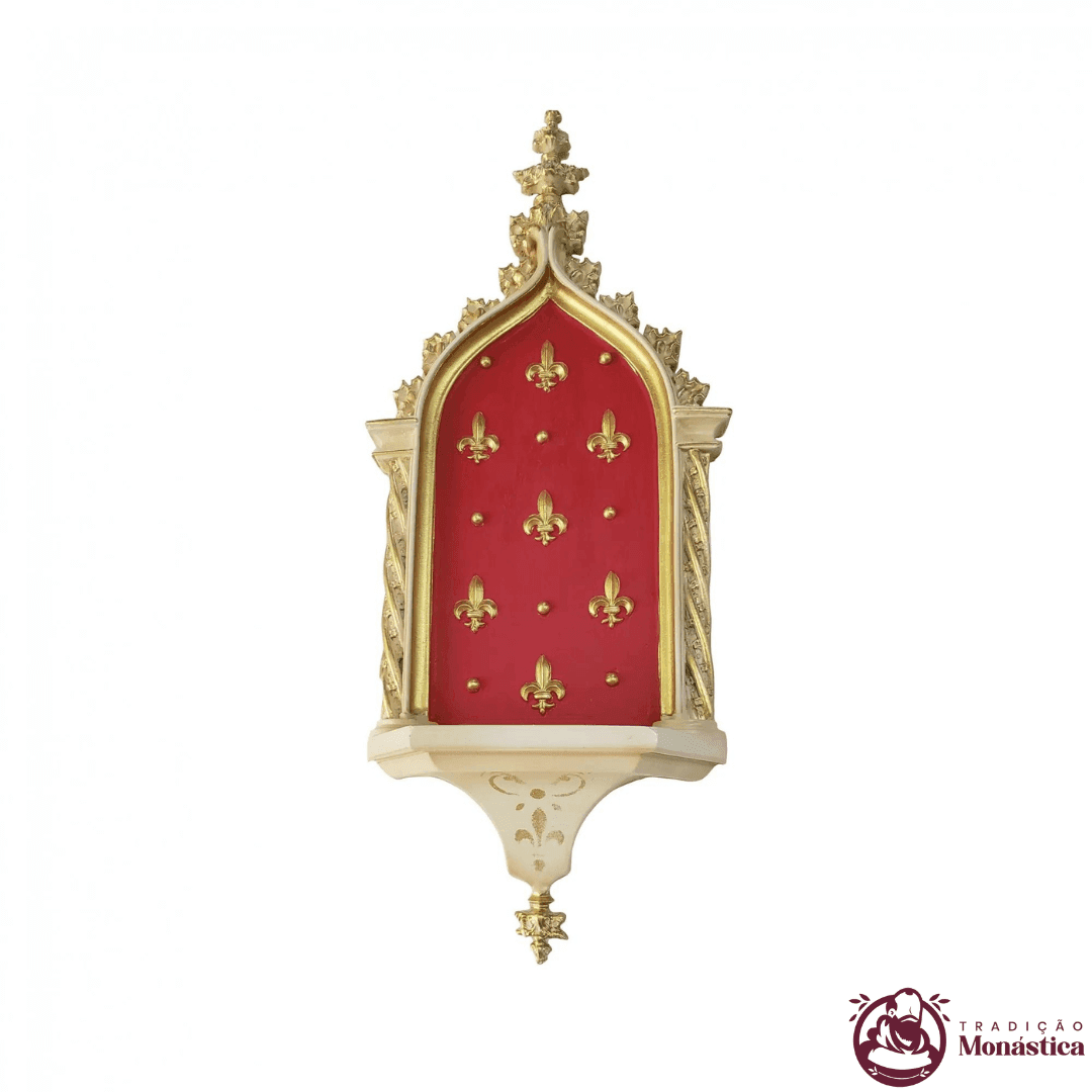 Peanha Oratório 54cm Vermelha - 1