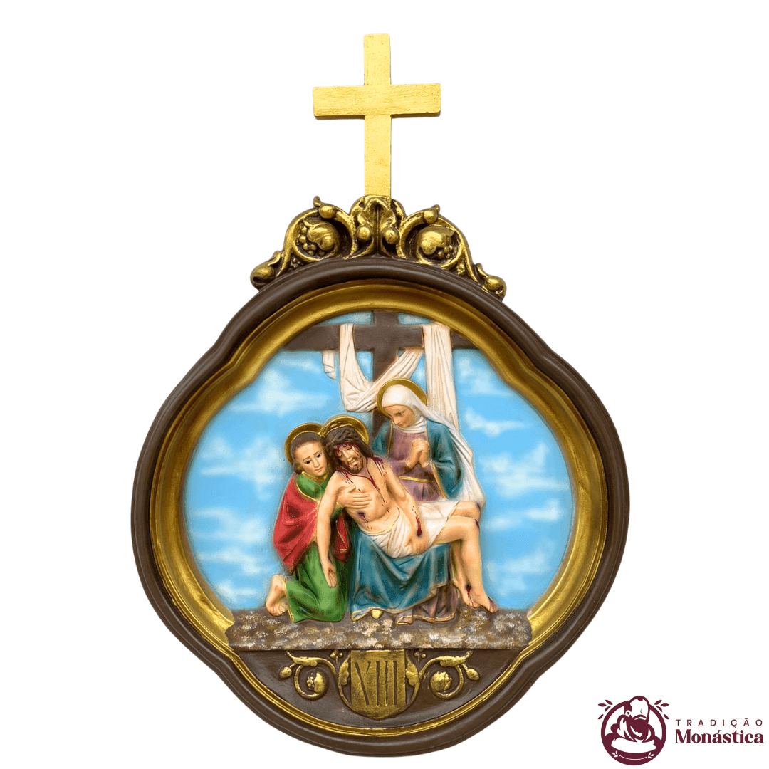 Via Sacra feita em Resina com 15 Estações - Colorido - 13