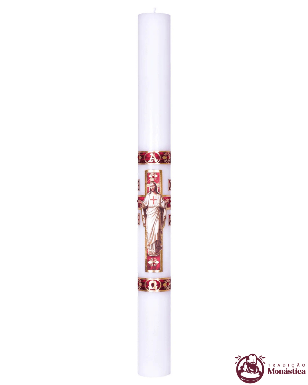 Vela Círio Pascal - Aplicação Cristo