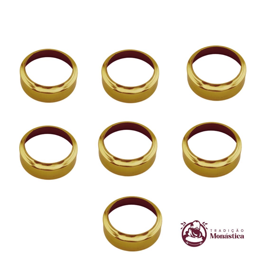 Conjunto com 07 Economizadores de Velas - 7cm 