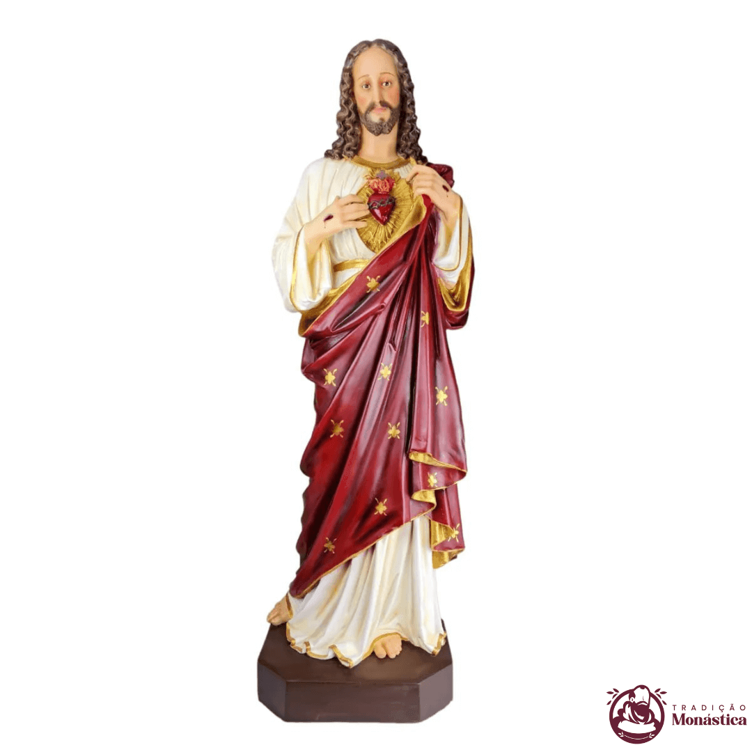 Imagem Sagrado Coração de Jesus com 85cm