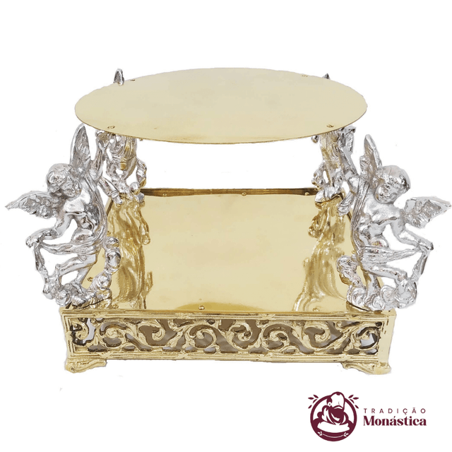 Suporte para Ostensório com Anjos - Base - 21cm de Altura