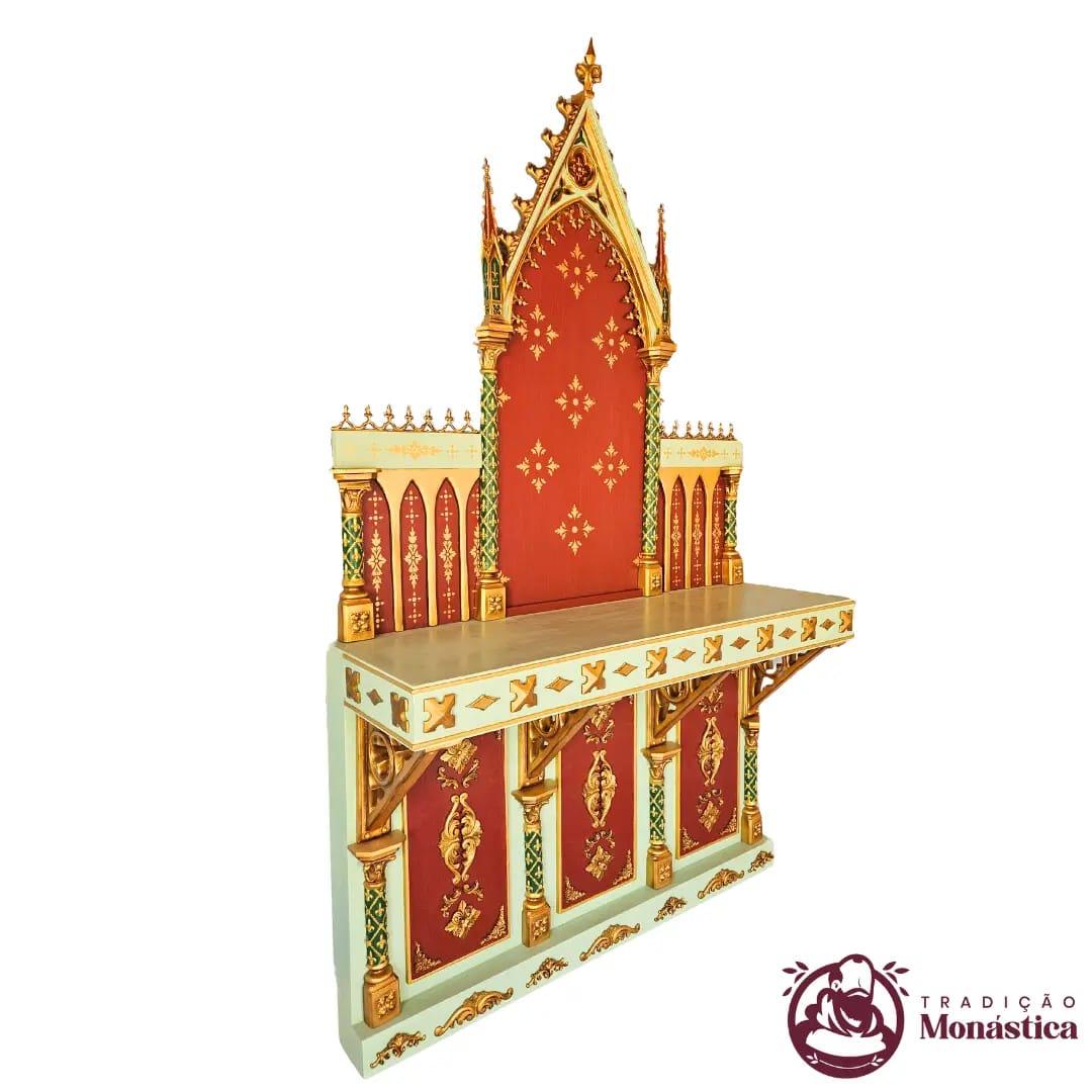 Altar-Mor estilo Gótico - Igreja Católica - 2