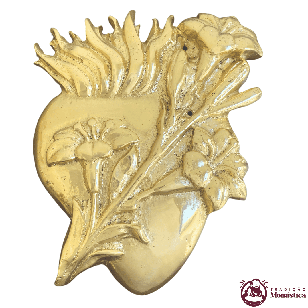 Conjunto de Apliques Sagrado Coração de Jesus, Imaculado Coração de Maria e Castíssimo Coração de José - 4