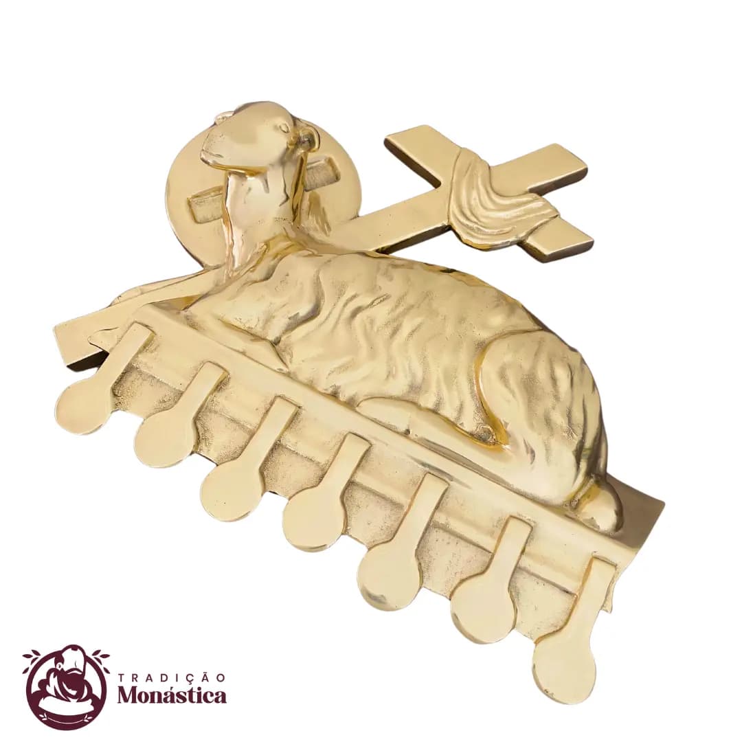 Aplique Cordeiro Grande para Altar, Ambão e Sacrário - 2