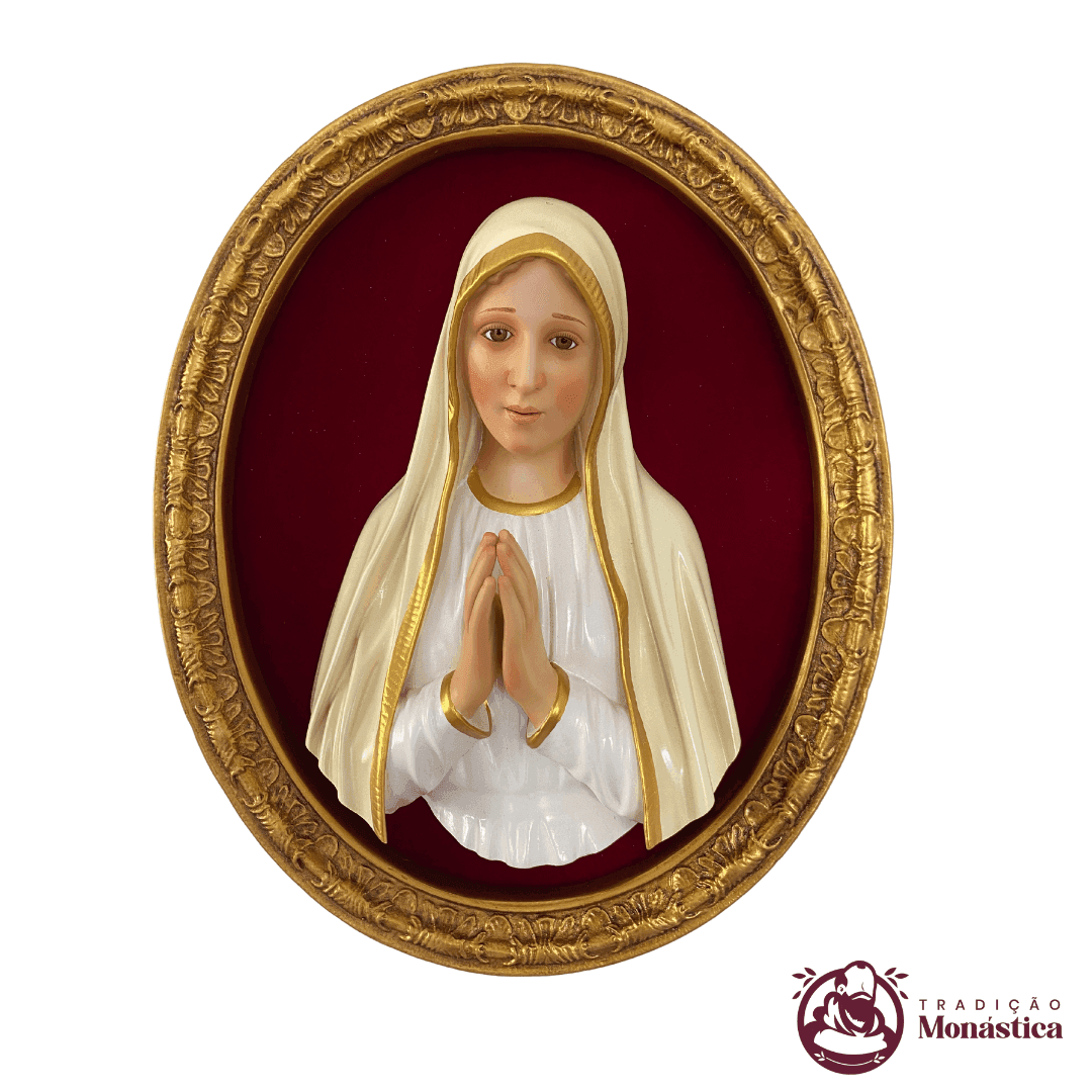 Busto de Nossa Senhora de Fátima Imaculado Coração - 5