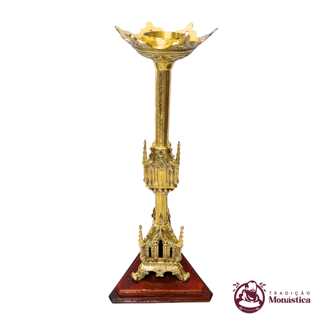 Castiçal para Coroa do Advento e Círio - 2 Em 1 - Gótica Pequena - 3