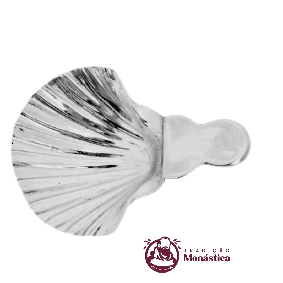 Concha de Batismo - Prateada - Igreja Católica - 1
