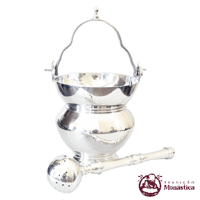 Conjunto de Aspersório Litúrgico - Grande - Igreja Católica - 1