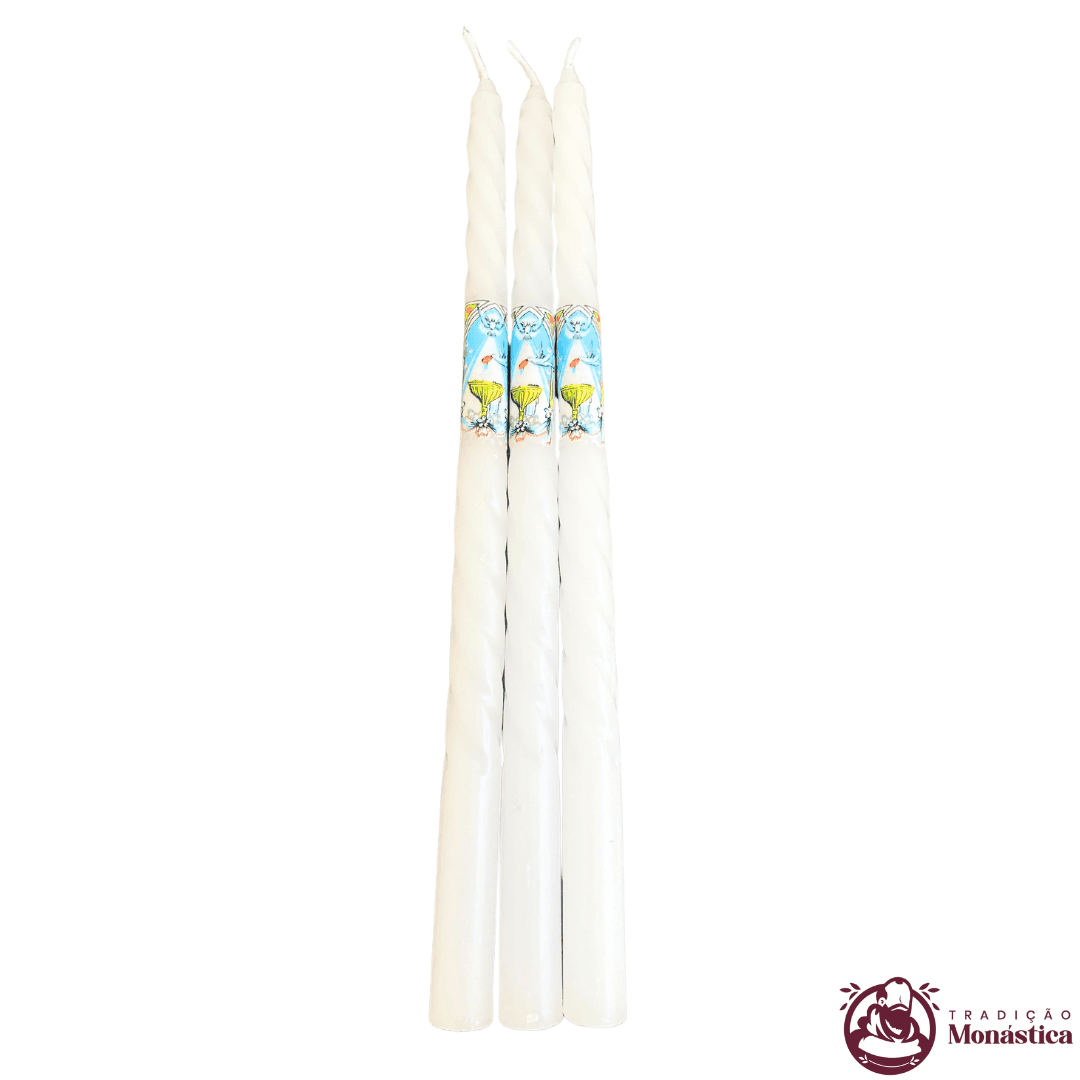 Conjunto de 3 Velas de Batismo - 1