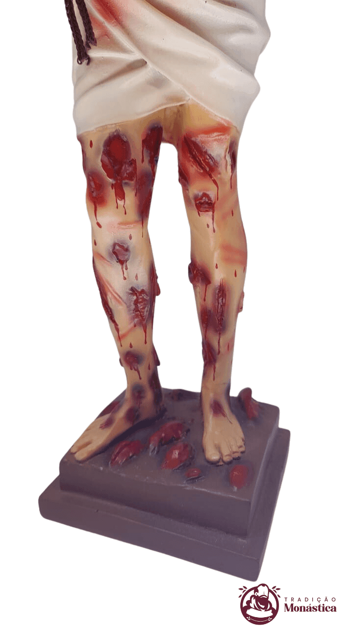 Imagem feita de Resina de Jesus Flagelado - 90cm - 4