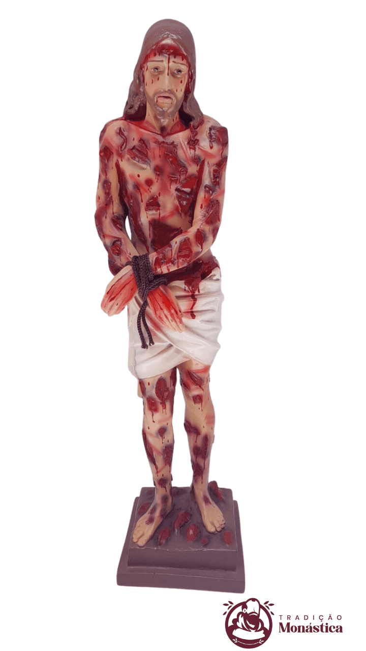 Imagem feita de Resina de Jesus Flagelado - 90cm - 2