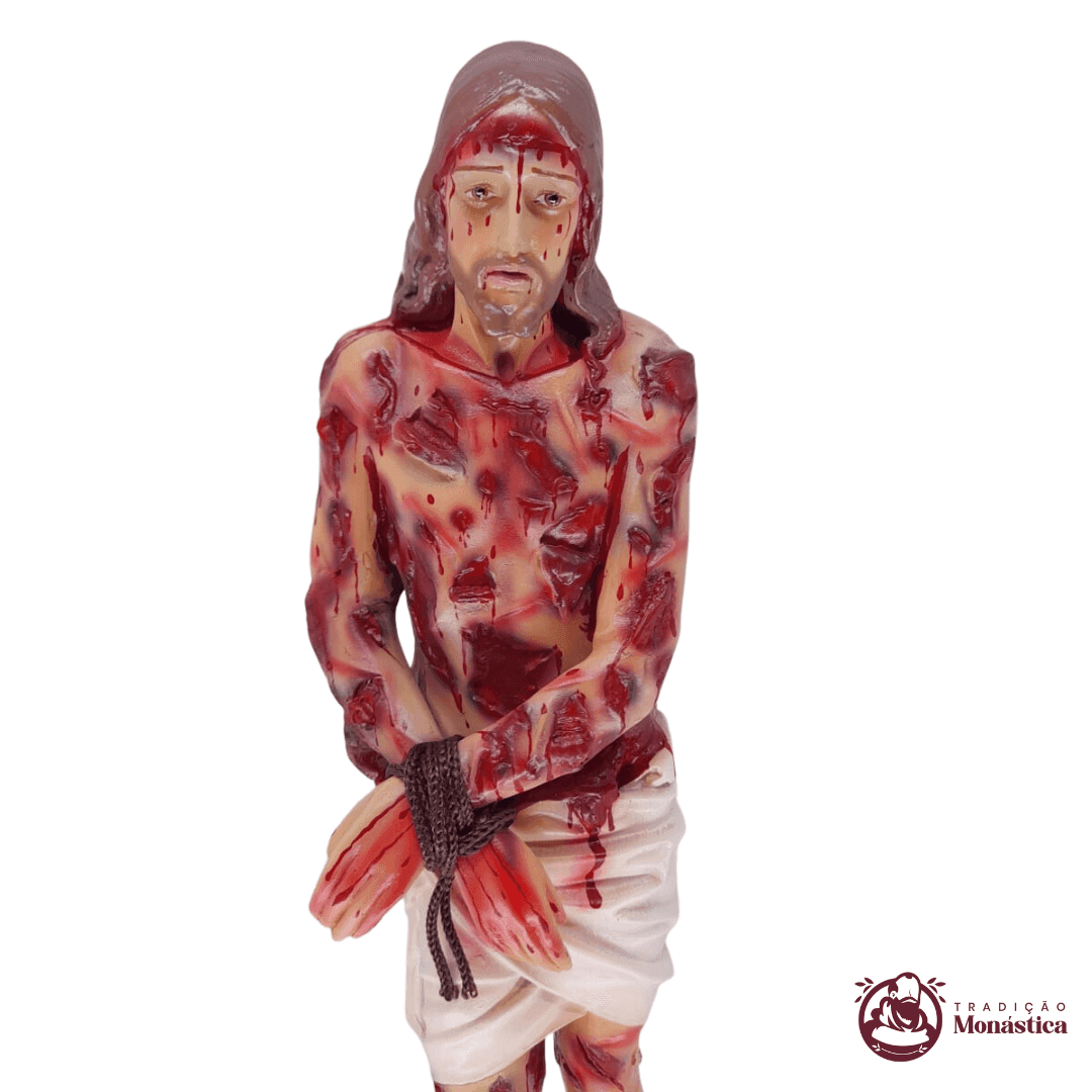 Imagem feita de Resina de Jesus Flagelado - 90cm - 3