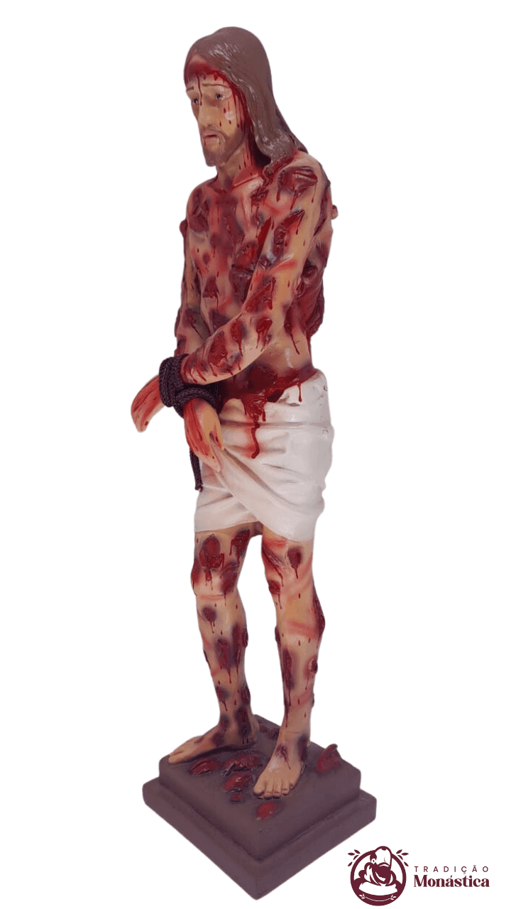 Imagem feita de Resina de Jesus Flagelado - 90cm - 5
