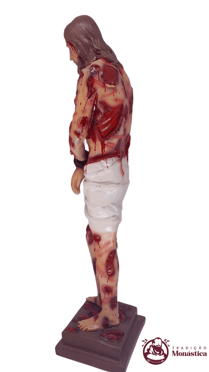 Imagem feita de Resina de Jesus Flagelado - 90cm - 6