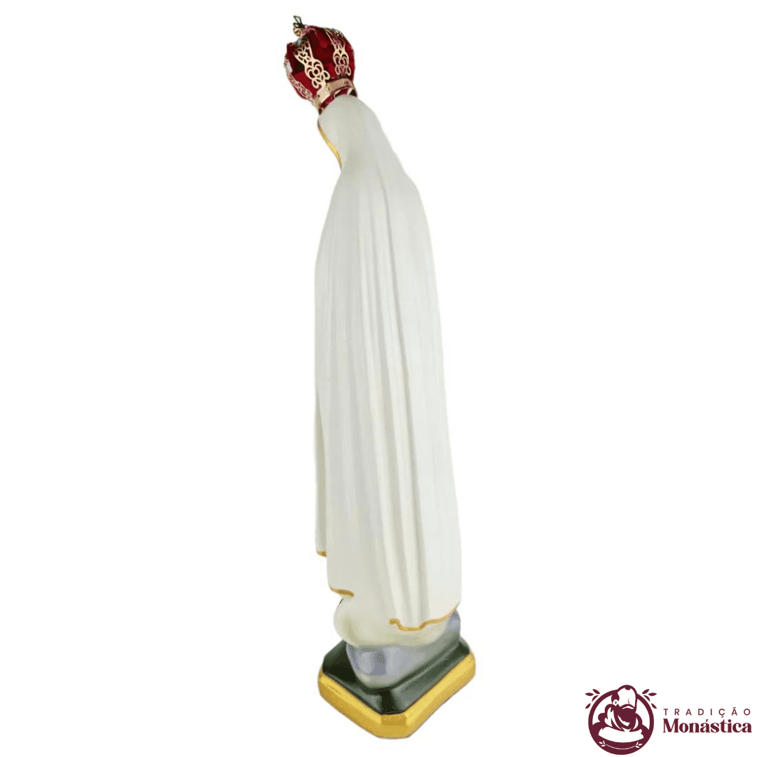Imagem Escultura Nossa Senhora de Fátima 40cm - 5