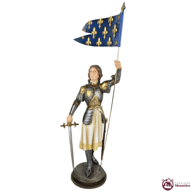 Imagem Santa Joana D'Arc 35cm Imagem Santa Joana D'Arc 35cm