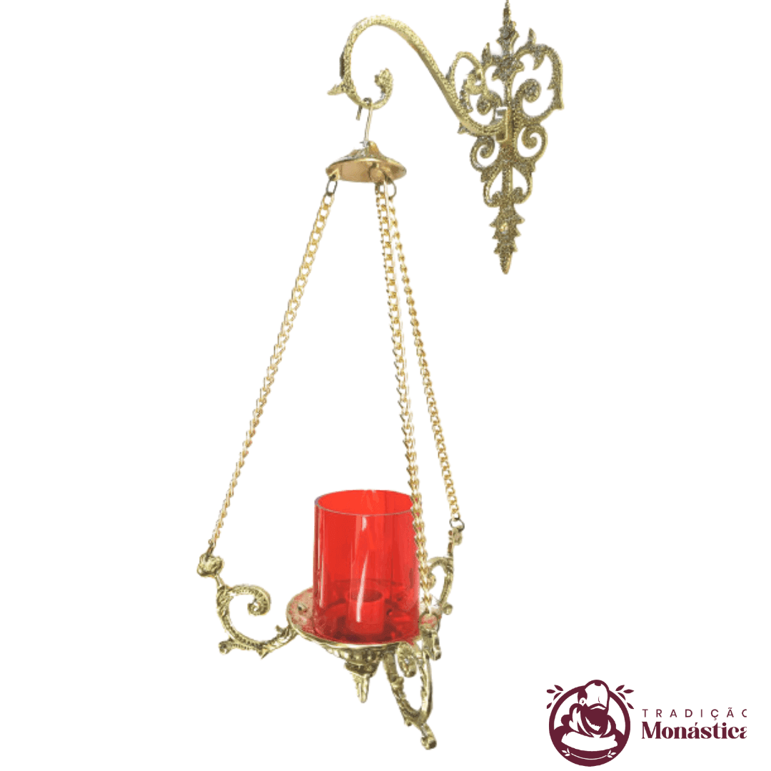 Lâmpada Do Santíssimo Média - Feita Em Bronze - 2