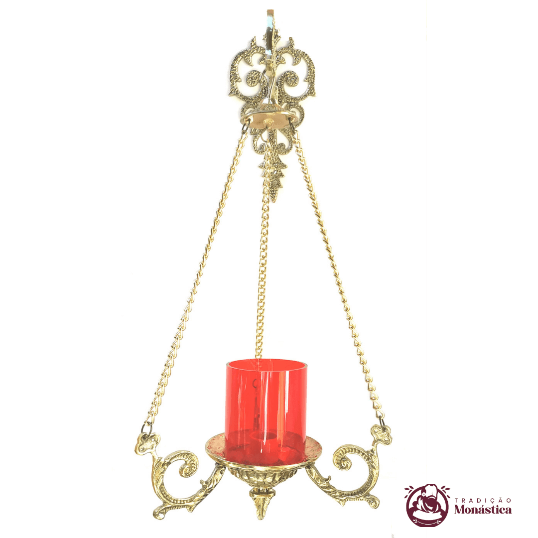 Lâmpada Do Santíssimo Média - Feita Em Bronze - 1