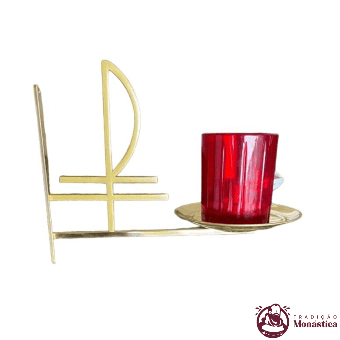 Lâmpada do Santíssimo Simples - Dourada - 1