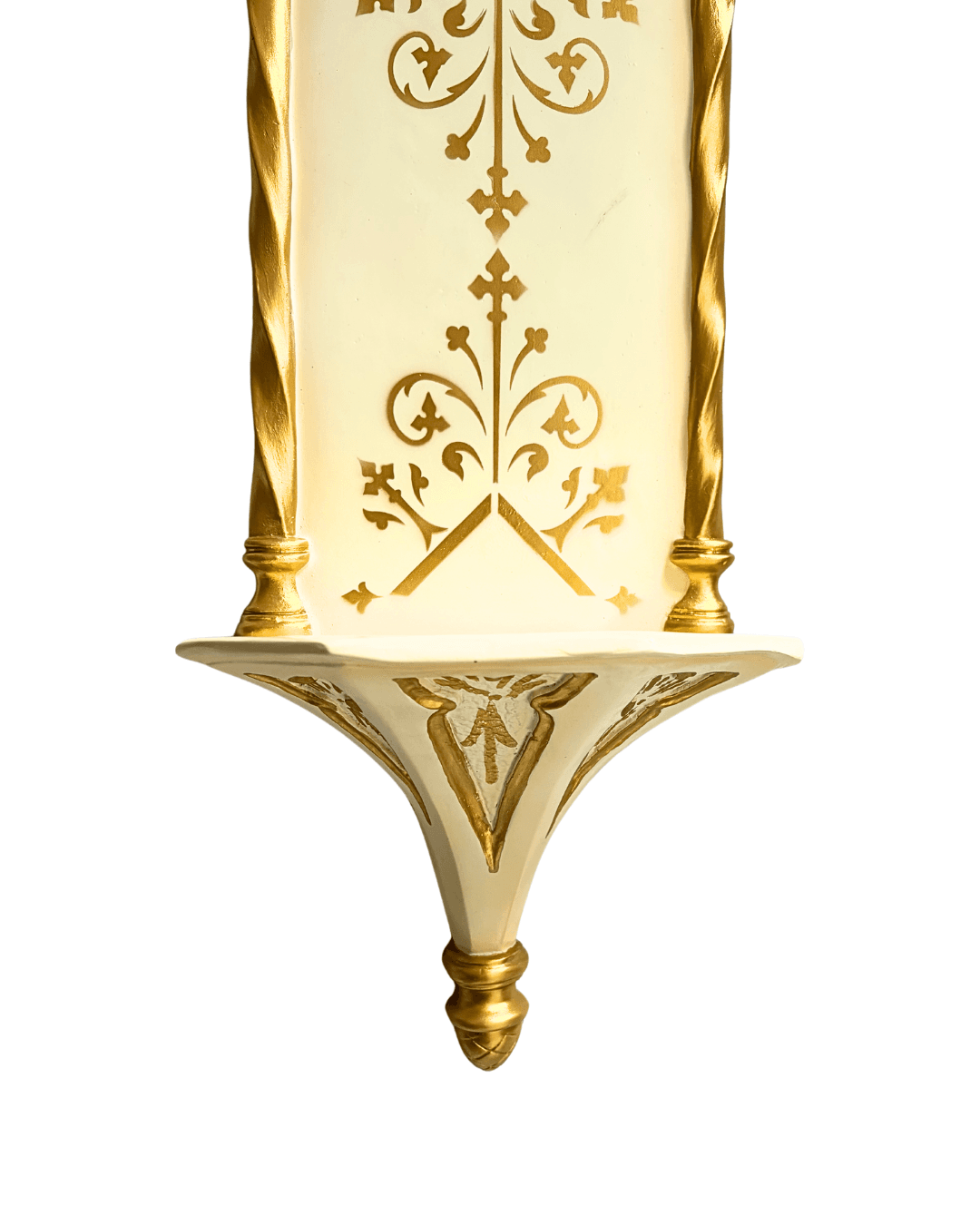 Oratório Peanha Gótica Castelo 90cm Policromada - 9