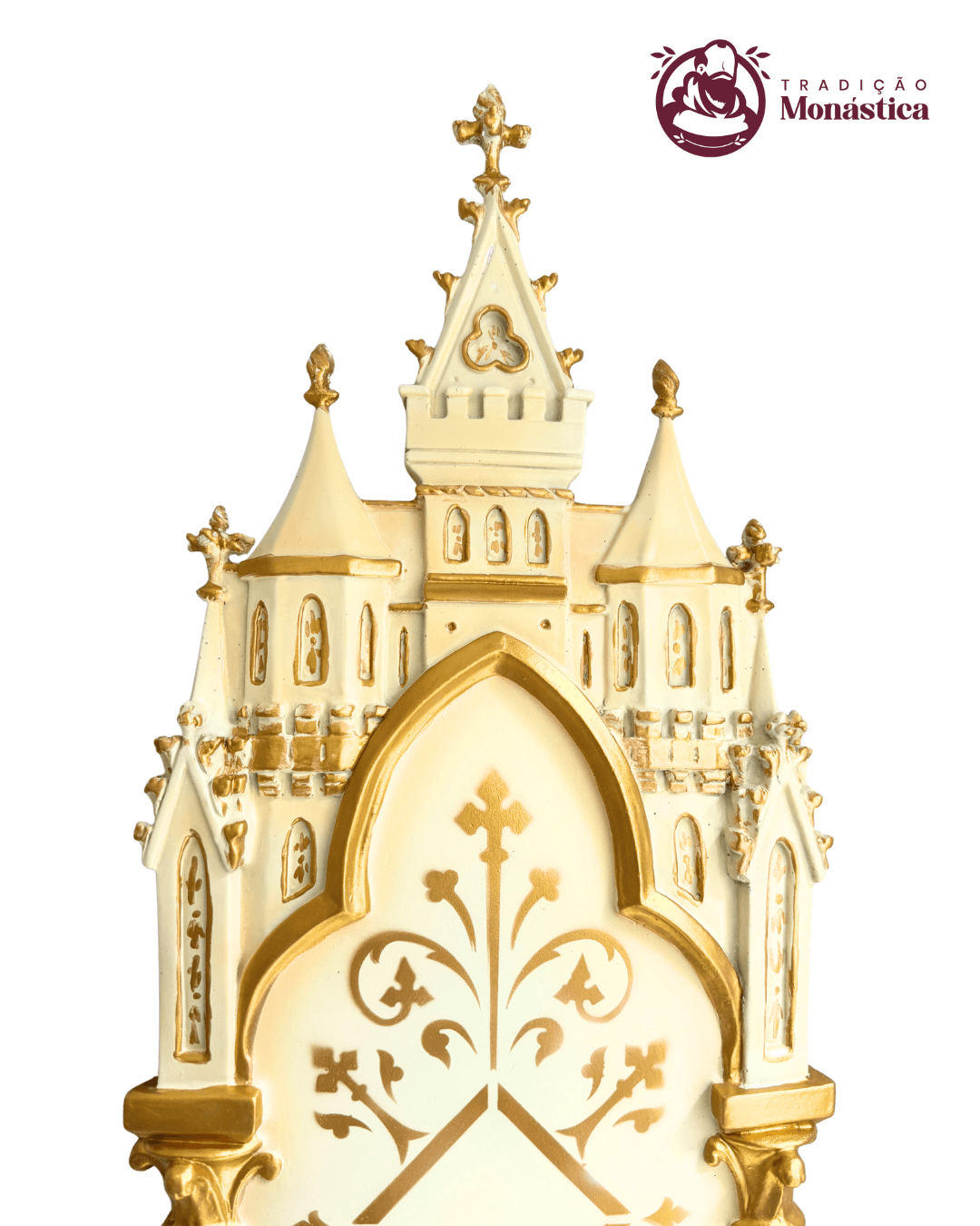 Oratório Peanha Gótica Castelo 90cm Policromada - 8