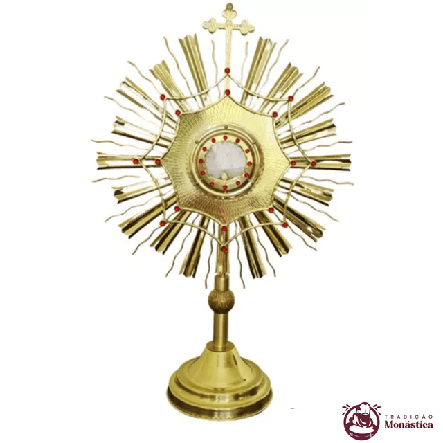 Ostensório Trabalhado Dourado - 70cm Ostensório Trabalhado Dourado - 70cm
