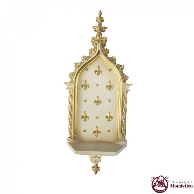 Peanha Oratório 54cm Dourada Peanha Oratório 54cm Dourada