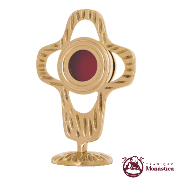 Relicário Católico em formato de Cruz Pequeno - 16cm Relicário Católico em formato de Cruz Pequeno - 16cm