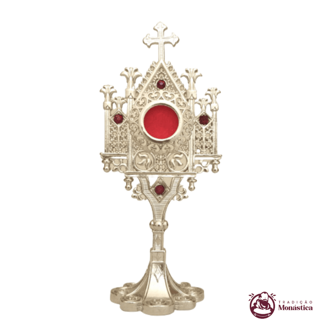 Relicário Pequeno estilo Gótico Níquel - 02 Relicário Pequeno estilo Gótico Níquel - 02