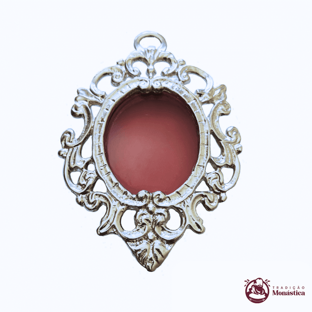 Relicário/Teca para Relíquia de Santos Grande - Niquelada Relicário/Teca para Relíquia de Santos Grande - Niquelada