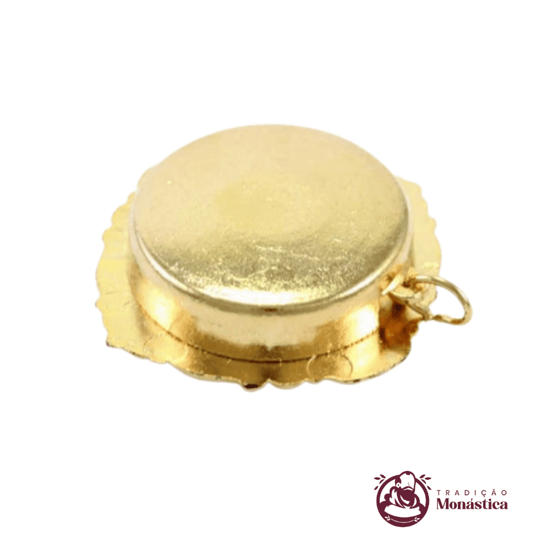 Teca para Relíquia de Santos Banhado a Ouro - TE01 - 4