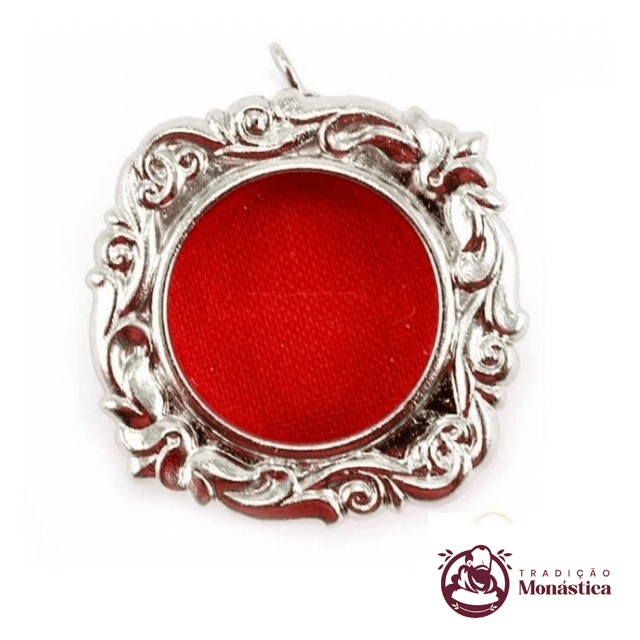 Teca para Relíquia de Santos Niquelada Prata -TE02 Teca para Relíquia de Santos Niquelada Prata -TE02