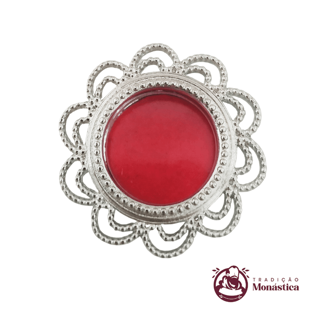 Teca para Relíquia de Santos Prata Níquel - TE04 Teca para Relíquia de Santos Prata Níquel - TE04