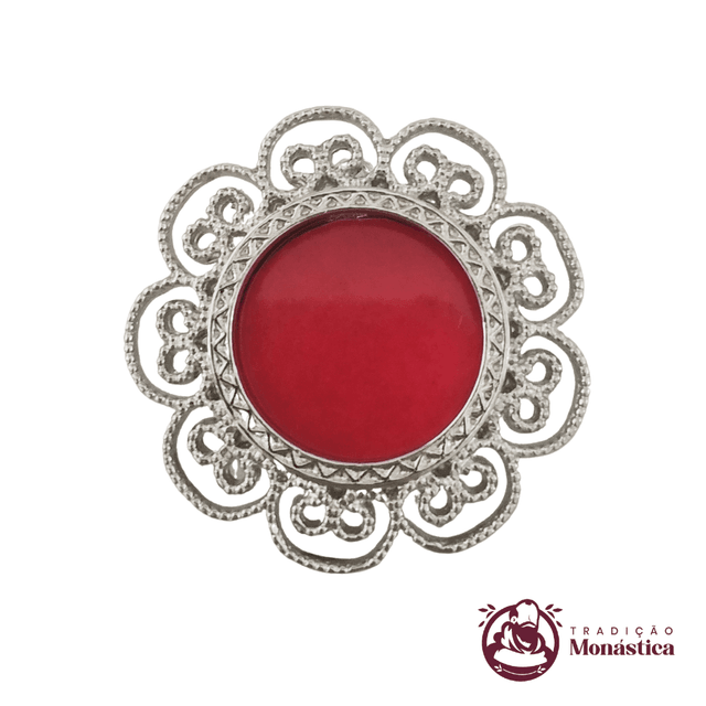 Teca para Relíquia de Santos Prata Níquel - TE06 Teca para Relíquia de Santos Prata Níquel - TE06