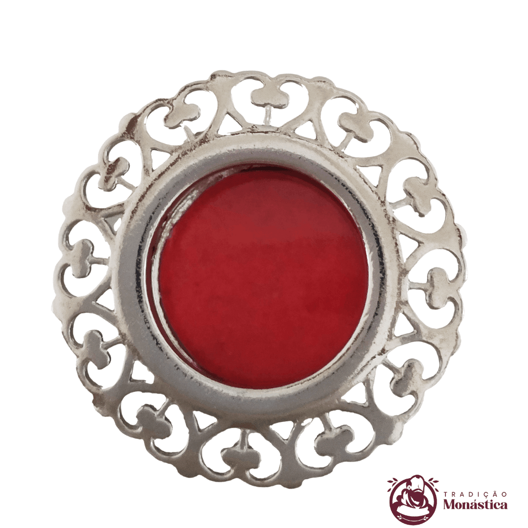 Teca para Relíquia de Santos Prata Níquel - TE10 Teca para Relíquia de Santos Prata Níquel - TE10