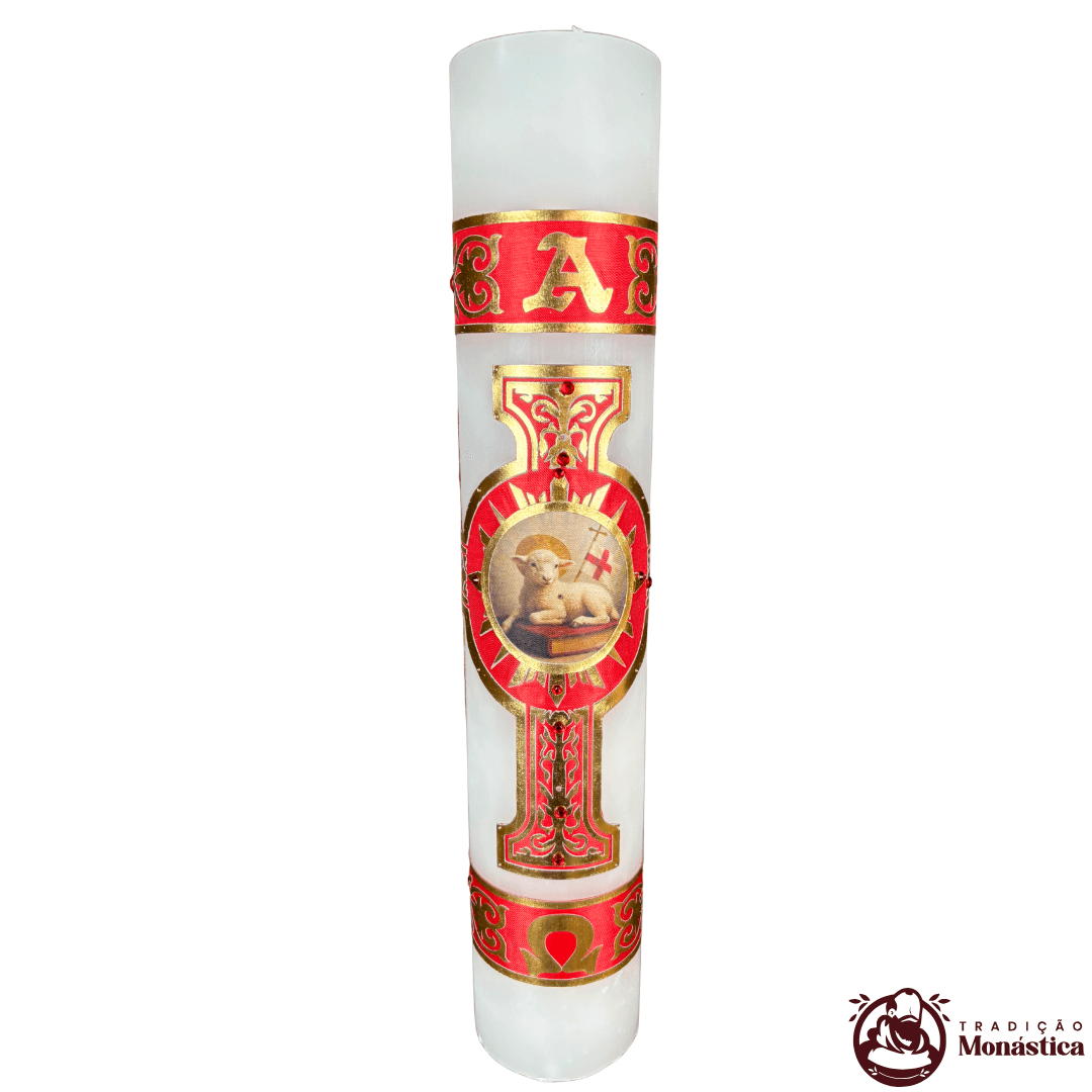 Vela Círio Pascal - Aplicação Cordeiro 01 - 3